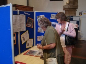 Photo: Looking at one of the displays of local history